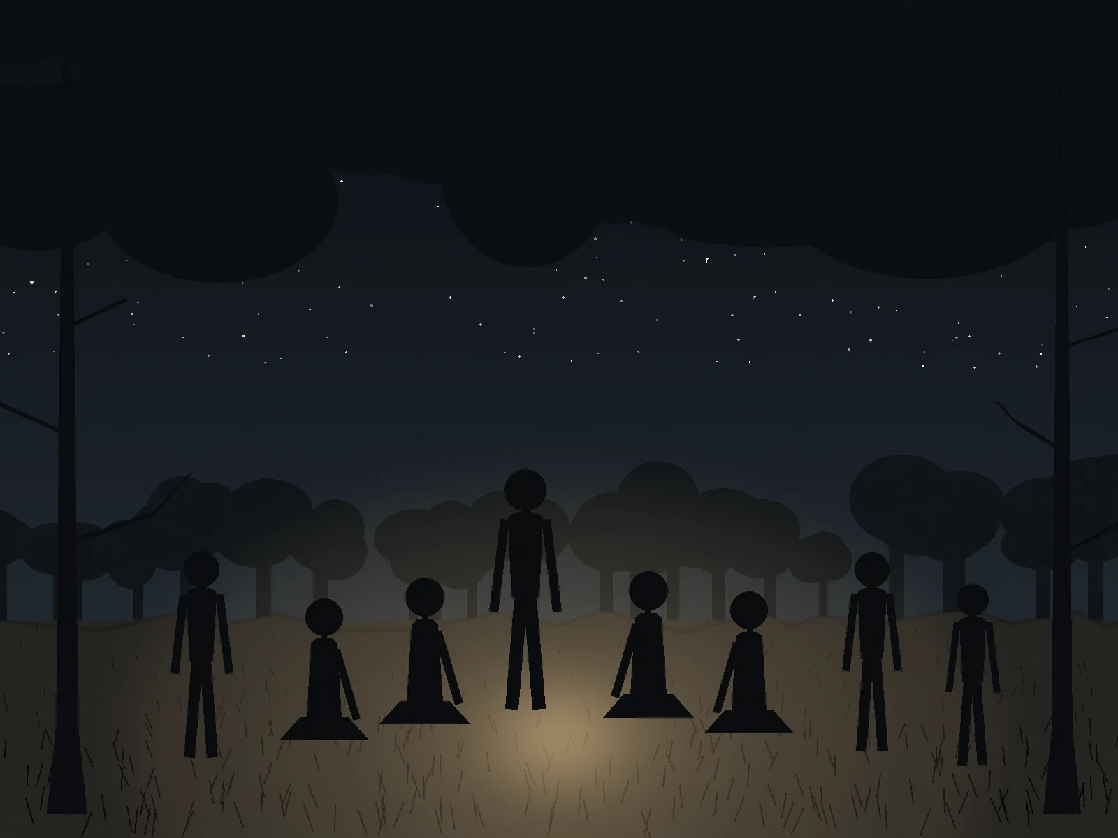 Una notte in amaca: amache tra gli alberi, lanterne LED, il gruppo e la mattina dopo.